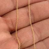 Cadena Aro Seguido 1.35gr / 45.5cm / 0.9mm Oro Amarillo +3 18K %