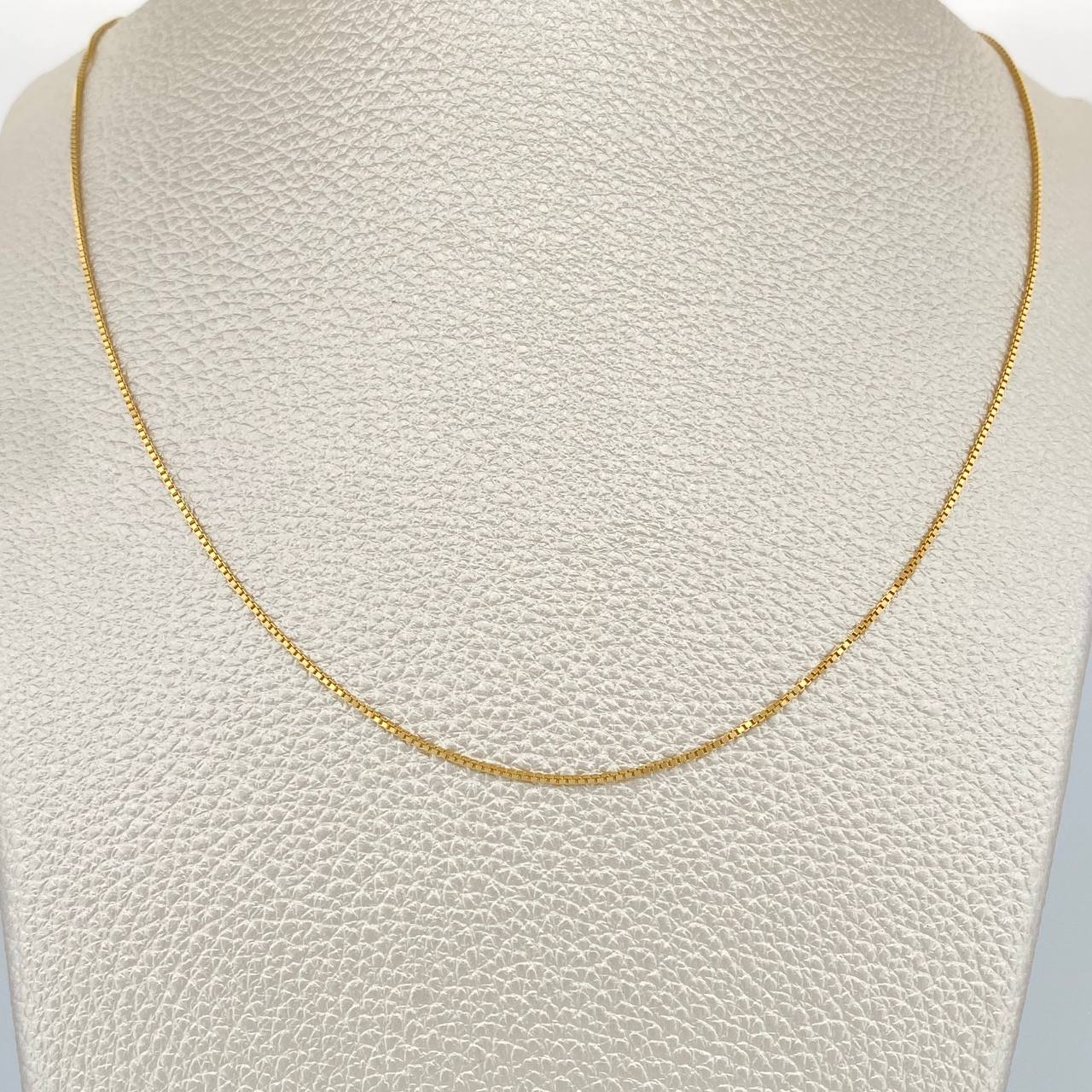 Cadena Veneciana 1.8gr / 45.5cm / 0.65mm Oro Amarillo +3 18K %