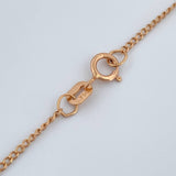 Cadena Mini Cubana 1.4gr / 59.5cm / 1.23mm Oro Rosa +1 18K %