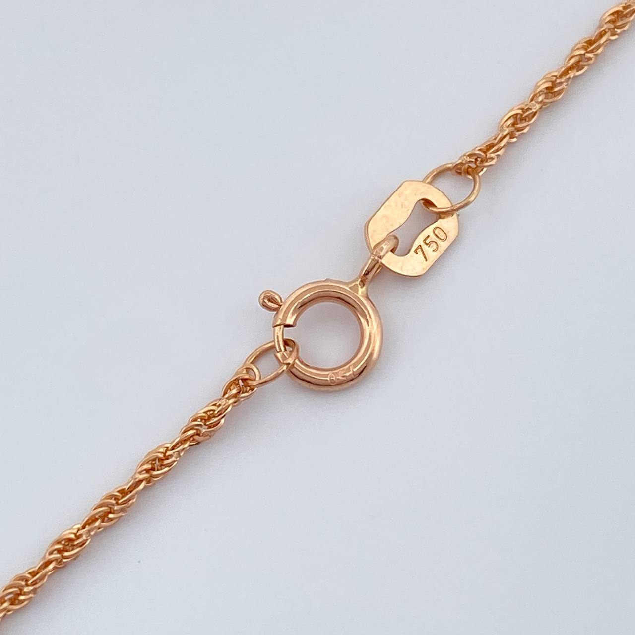 Cadena Lazo 1gr / 50cm / 1.25mm Oro Rosa +3 18K %