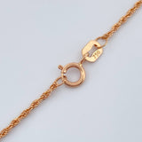 Cadena Lazo 1gr / 50cm / 1.25mm Oro Rosa +3 18K %