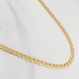 Cadena Cubana 8.2g / 60cm / 4.28mm Oro Amarillo 18K