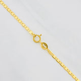 Cadena Escalera Plana 2.45g / 45cm / 1.63mm Oro Amarillo 18K