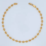 Tobillera GC 3.8gr / 26.2cm / 3.83mm Oro Amarillo 18K $