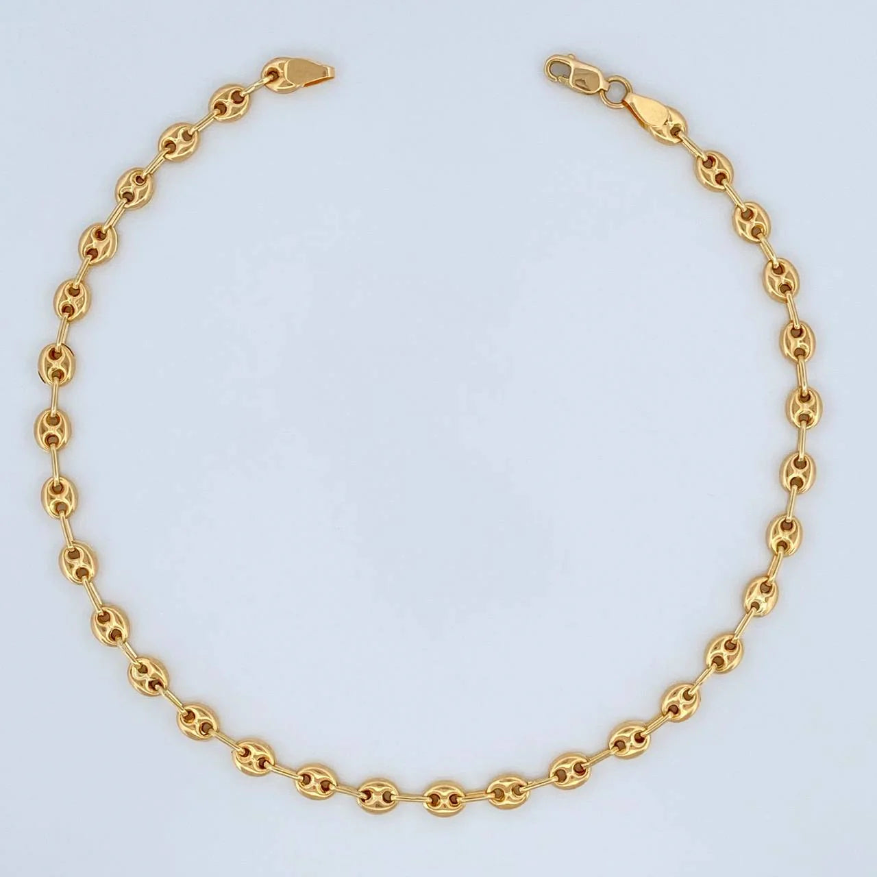 Tobillera GC 3.05gr / 25.5cm / 3.3mm Oro Amarillo 18K %