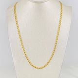 Cadena Cubana 8.9g / 60cm / 4.26mm Oro Amarillo 18K