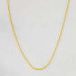 Cadena Militar 2.05g / 45cm / 0.79mm Oro Amarillo 18K