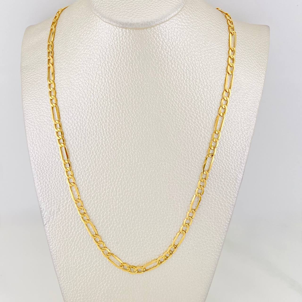 Cadena Figaro 7.75g / 60cm / 4.51mm Oro Amarillo 18K