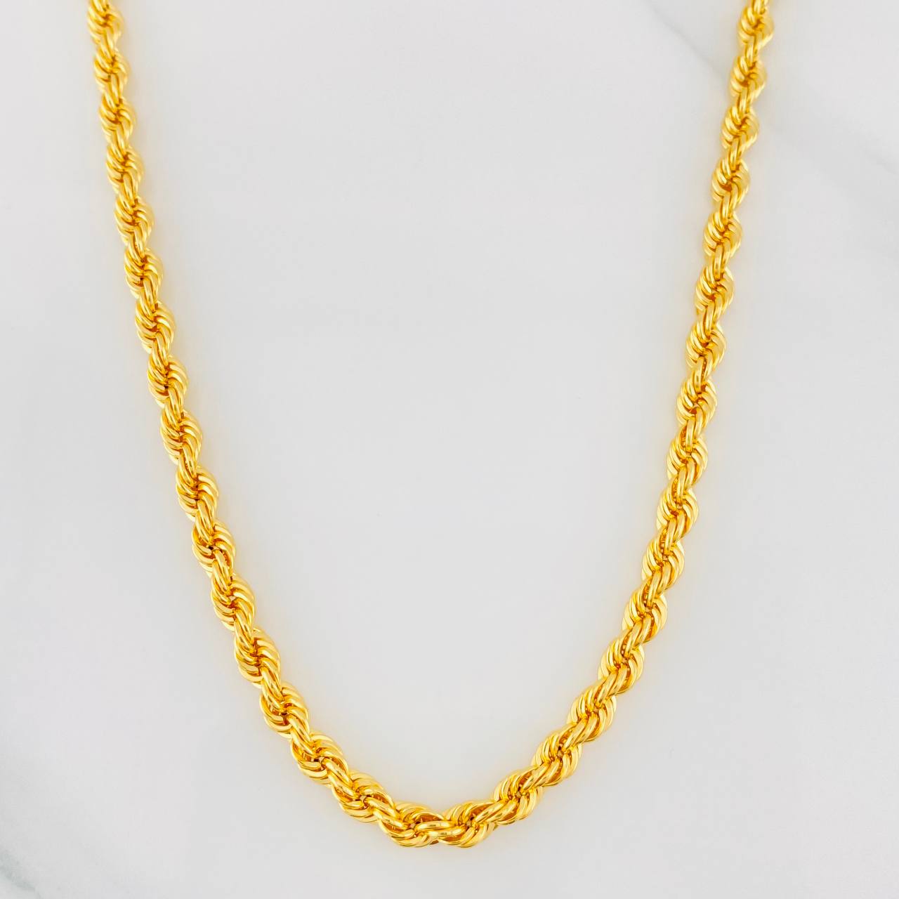 Cadena Lazo 14.8g / 60cm / 4.14mm Oro Amarillo 18K