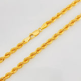 Cadena Lazo 14.8g / 60cm / 4.14mm Oro Amarillo 18K