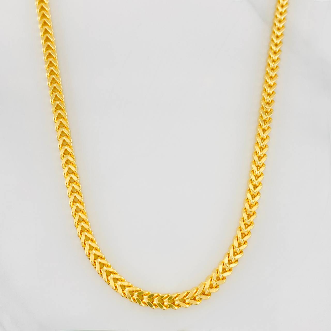 Cadena Franco 21.5g / 60cm / 3.88mm Oro Amarillo 18K
