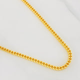 Cadena Franco 21.5g / 60cm / 3.88mm Oro Amarillo 18K