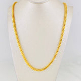 Cadena Franco 21.5g / 60cm / 3.88mm Oro Amarillo 18K
