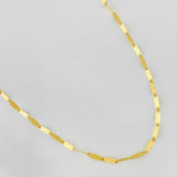 Cadena Flor Espejo 2.2g / 45cm / 2.2mm Oro Amarillo 18K
