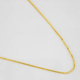 Cadena Veneciana 3.2g / 45cm / 0.9mm Oro Amarillo 18K