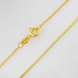 Cadena Veneciana 2.8g / 45cm / 0.8mm Oro Amarillo 18K