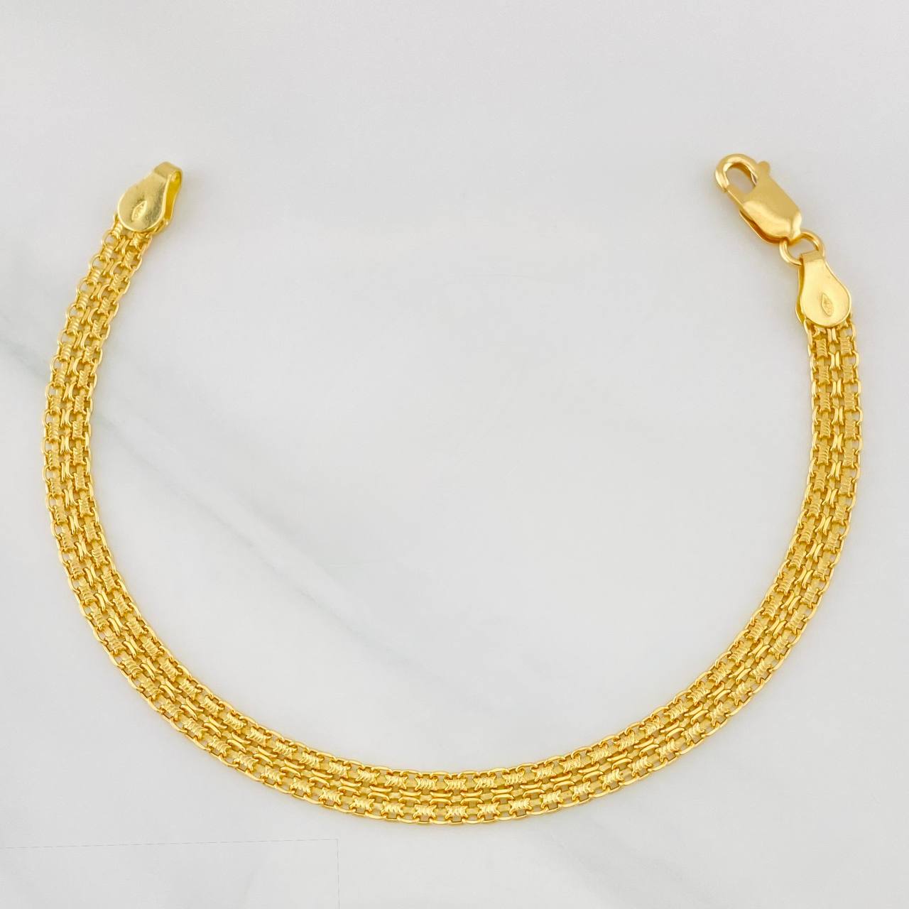 Pulso Chino 8.15g / 19cm / 6.25mm Oro Amarillo 18K