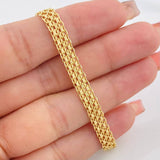 Pulso Chino 5.4g / 18cm / 4.68mm Oro Amarillo 18K