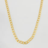 Cadena Cubana 4.8g / 45cm / 3.5mm Oro Amarillo 18K