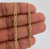 Cadena Figaro 1.7gr / 45.5cm / 2.66mm Oro Amarillo +1 18K &