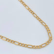Cadena Figaro 5.45gr / 60.6cm / 3.4mm Oro Amarillo +1 18K &