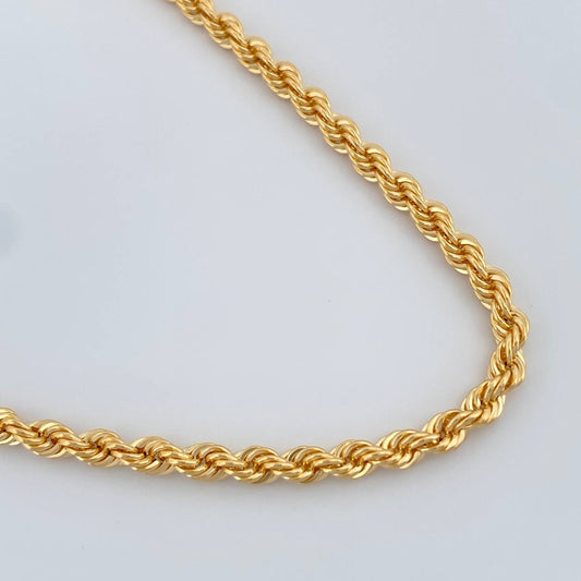 Cadena Lazo 8.45gr / 60.3cm / 3.17mm Oro Amarillo +3 18K &