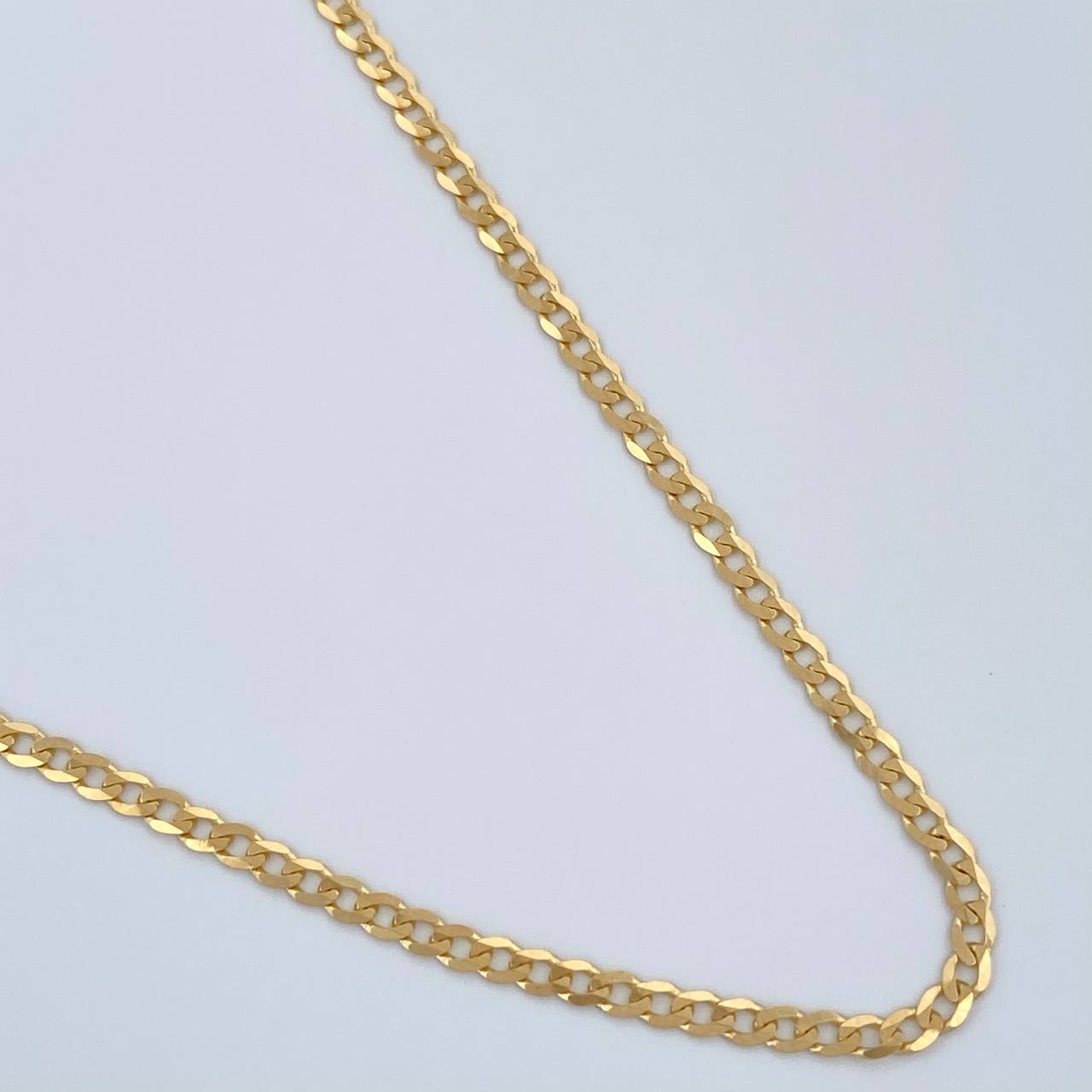 Cadena Cubana 3.05gr / 50.3cm / 1.81mm Oro Amarillo +1 18K &