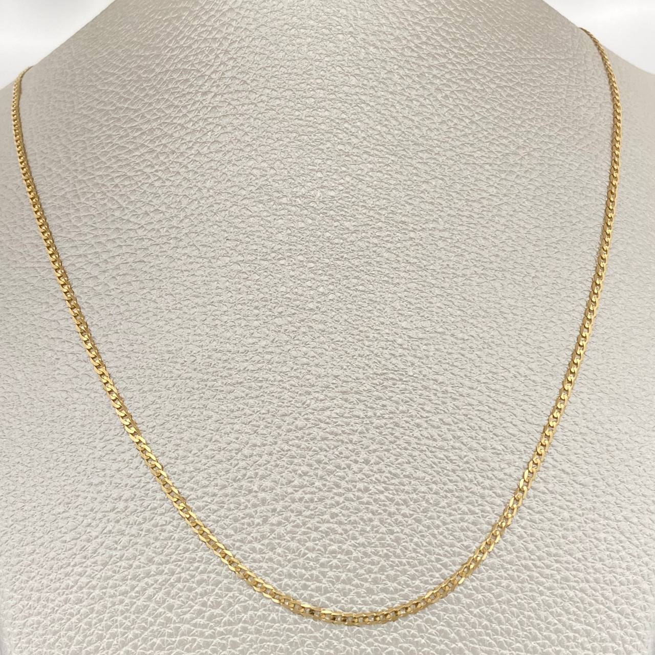 Cadena Cubana 2.95gr / 50.2cm / 1.83mm Oro Amarillo +1 18K &