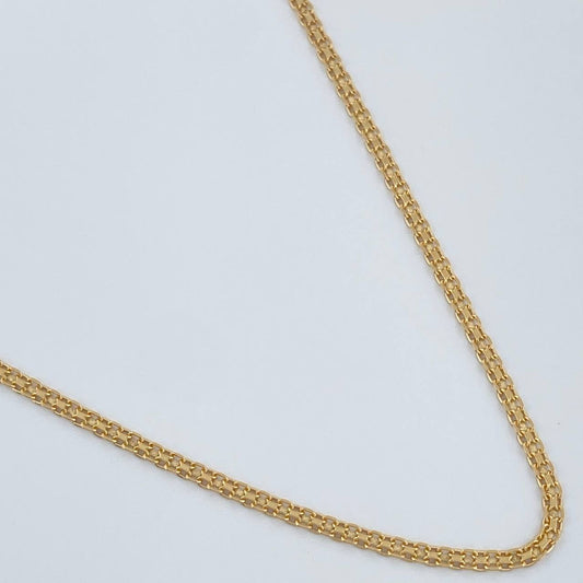 Cadena China 2.3gr / 42cm / 1.46mm Oro Amarillo +1 18K &