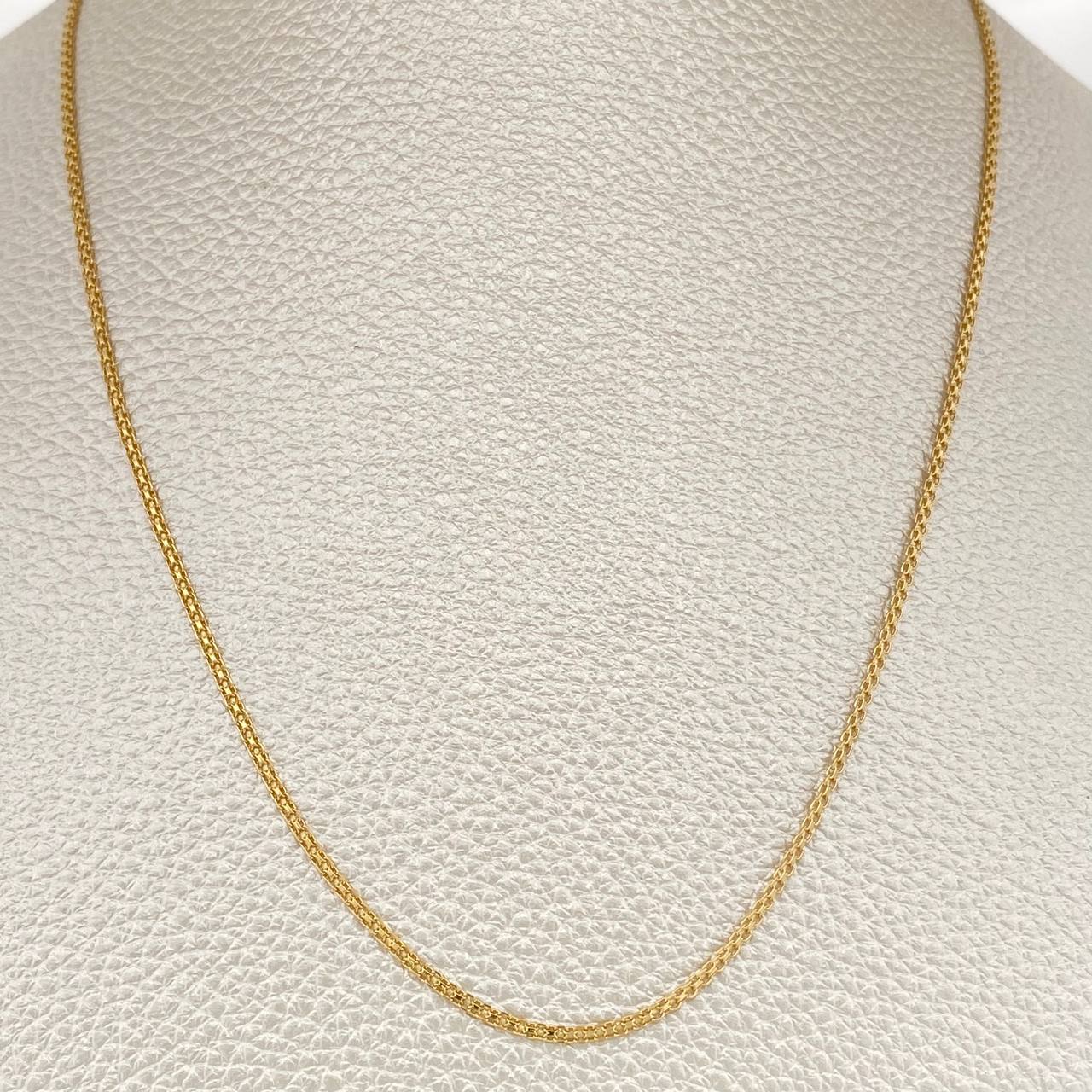 Cadena China 2.3gr / 42cm / 1.46mm Oro Amarillo +1 18K &