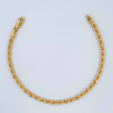 Pulso Lazo 2.8gr / 18.6cm / 3.11mm Oro Amarillo +3 18K &