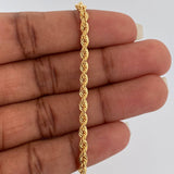 Pulso Lazo 2.8gr / 18.6cm / 3.11mm Oro Amarillo +3 18K &