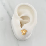 Topos Medusa 1.25gr / 3mm Oro Amarillo 18K %