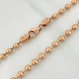 Cadena Militar 31.8 g / 71 cm / 3.65 mm Oro Rosa 18K