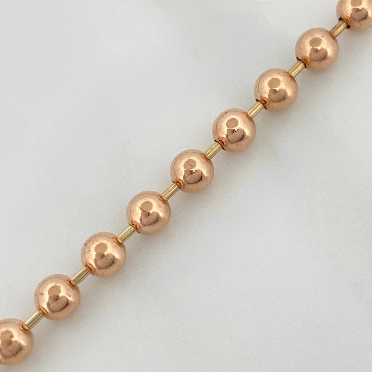 Cadena Militar 31.8 g / 71 cm / 3.65 mm Oro Rosa 18K