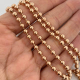Cadena Militar 31.8 g / 71 cm / 3.65 mm Oro Rosa 18K