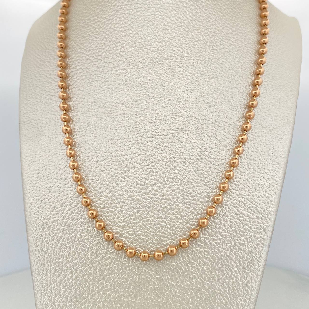 Cadena Militar 31.8 g / 71 cm / 3.65 mm Oro Rosa 18K