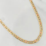 Cadena Escalera Plana 13 g / 61 cm / 3.05 mm Tres Oros 18K