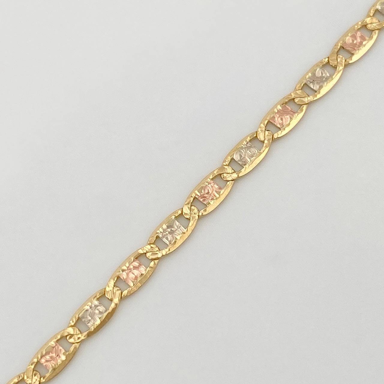 Cadena Escalera Plana 6 g / 50 cm / 2 mm Tres Oros 18K