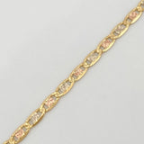Cadena Escalera Plana 6 g / 50 cm / 2 mm Tres Oros 18K