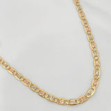 Cadena Escalera Plana 6 g / 50 cm / 2 mm Tres Oros 18K
