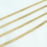 Cadena Escalera 2.3 g / 60 cm / 1 mm Oro Amarillo 18K