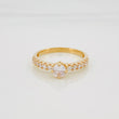 Anillo Solitario Churumbela 2.25 g / T6 3/4 Oro Amarillo 18K