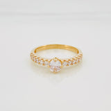 Anillo Solitario Churumbela 2.25 g / T6 3/4 Oro Amarillo 18K