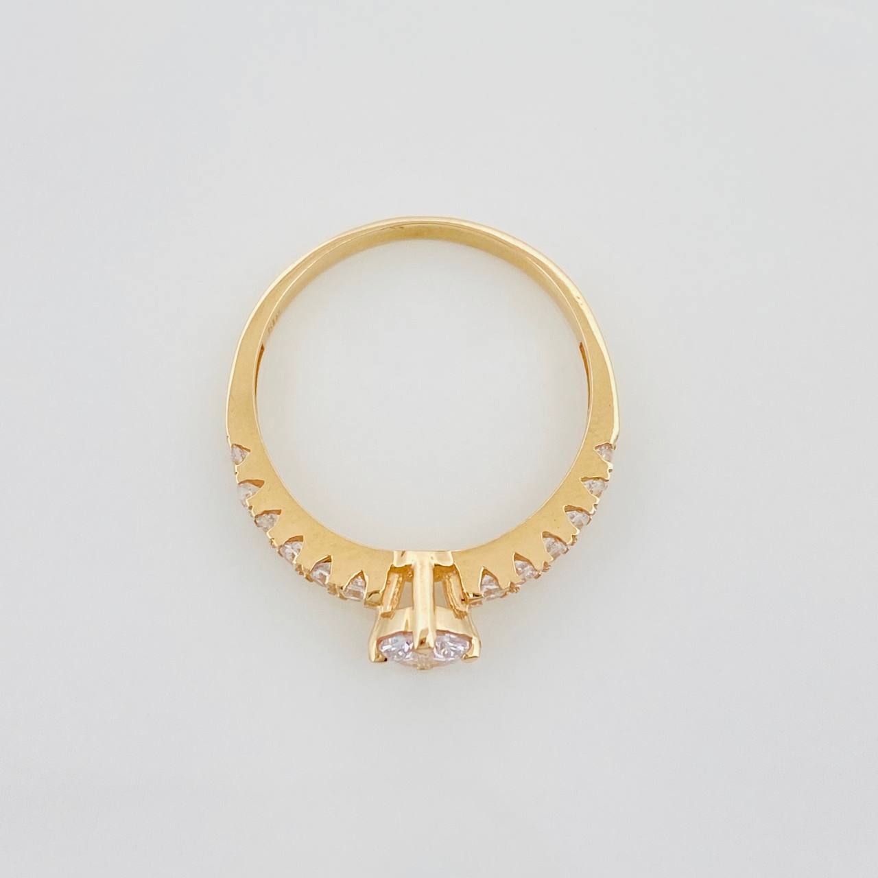 Anillo Solitario Churumbela 2.25 g / T6 3/4 Oro Amarillo 18K
