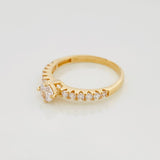 Anillo Solitario Churumbela 2.25 g / T6 3/4 Oro Amarillo 18K
