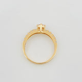 Anillo Solitario Churumbela 2.25 g / T6 3/4 Oro Amarillo 18K