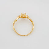 Anillo Flor 1.75 g / T6 3/4 Oro Amarillo 18K