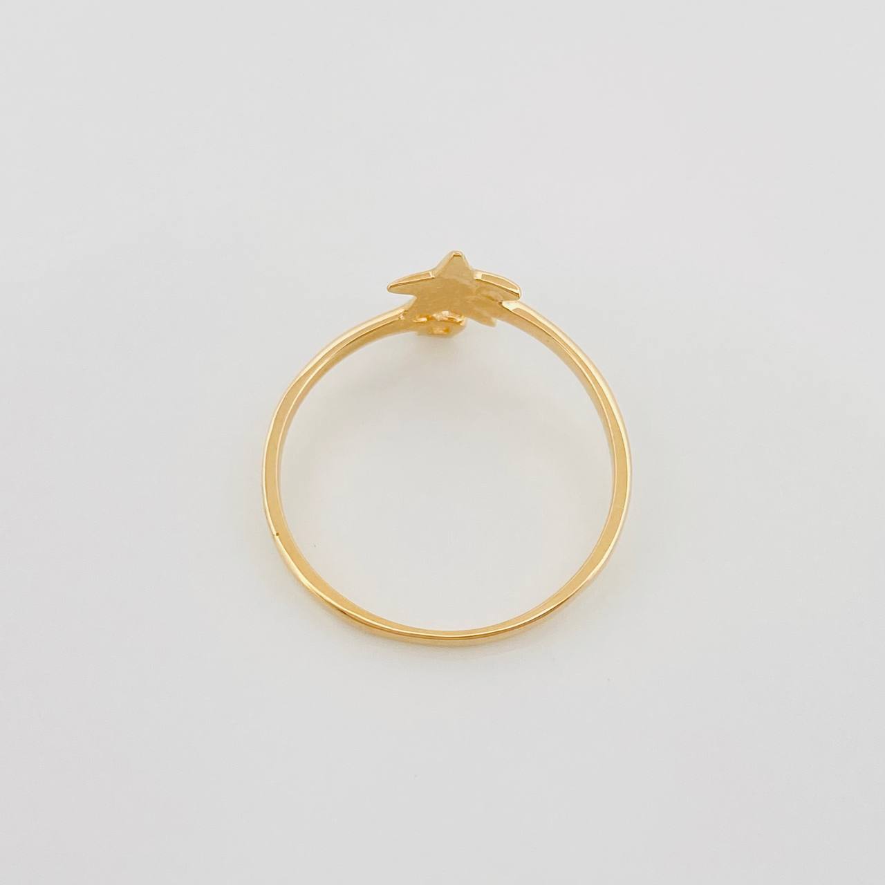 Anillo Estrella 1.45 g / T7 1/4 Oro Amarillo 18K