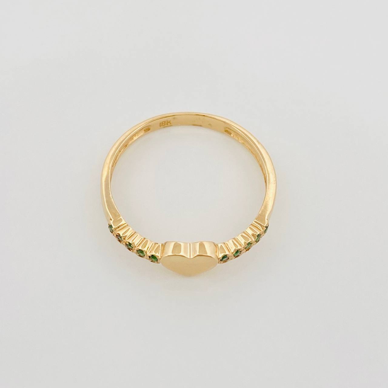 Anillo Corazon 1.7 g / T6 1/4 Oro Amarillo 18K